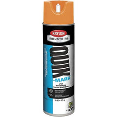 Krylon - 20 fl oz Orange Marking Paint - 664' Coverage at 1" Wide, Water-Based Formula - Caliber Tooling