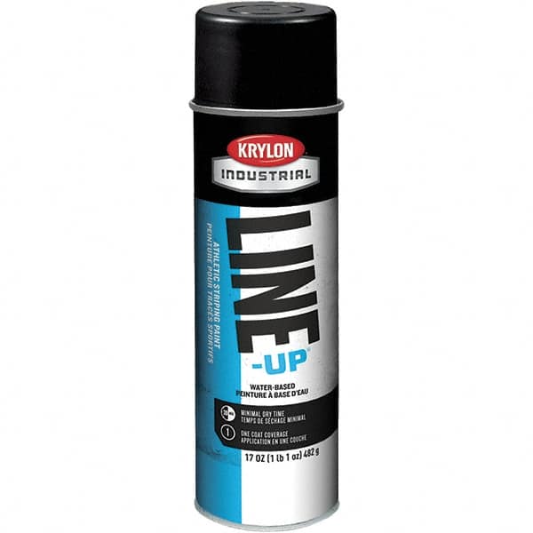 Krylon - 20 fl oz Black Field Marking Paint - 602' Coverage at 2" Wide, Water-Based Formula - Caliber Tooling