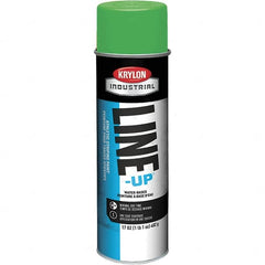 Krylon - 20 fl oz Green Field Marking Paint - 602' Coverage at 2" Wide, Water-Based Formula - Caliber Tooling