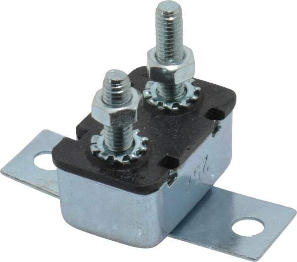 Value Collection - 25 Amp Automotive Heavy Duty Stud Terminal Circuit Breaker - Crosswise Bracket Mount, 1.259" Long x 0.838" Wide 0.652" High - Caliber Tooling