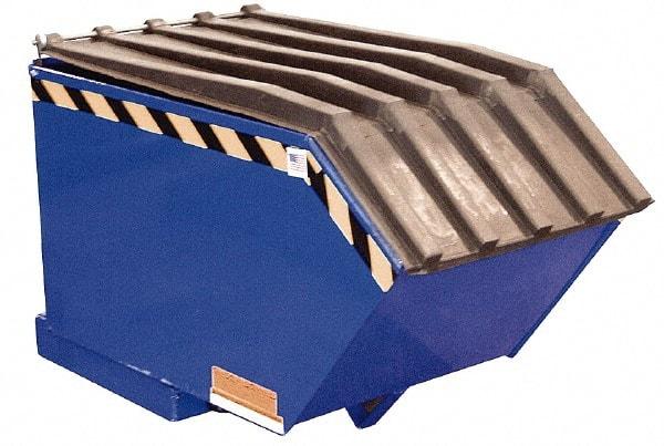 Vestil - Heavy-Duty Virgin Black Polyethylene Self-Dumping Hopper Poly Lid - Caliber Tooling