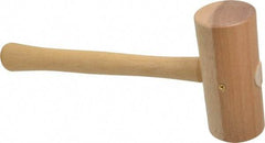 Garland - 1-3/8 Lb Head Wooden Mallet - 11" Long Wood Handle - Caliber Tooling