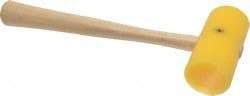 Garland - 3/8 Lb Head Plastic Mallet - 9-3/4" OAL, 10" Long Wood Handle - Caliber Tooling