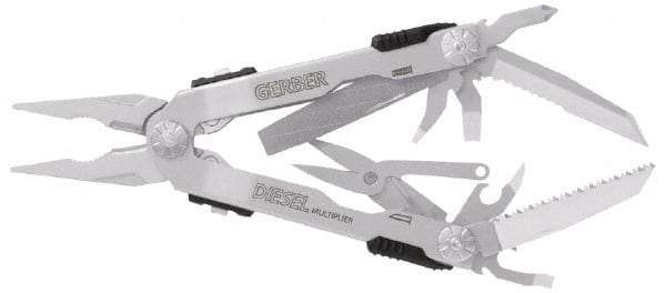 Gerber - 14 Piece, Multi-Tool Set - 6-3/8" OAL, 5" Closed Length - Caliber Tooling