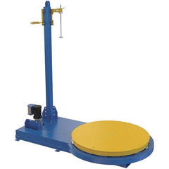 Vestil - 54 Inch Diameter, 8 to 12 Pallets per Hour, Semi Automatic, Medium Duty Stretch and Pallet Wrap Machine - 5,000 Lbs. Capacity, 3 to 12 RPM, 11 Inch High, 10 and 20 Inch Film Height - Caliber Tooling