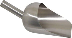 VOLLRATH - 52 oz Silver Stainless Steel Round Bottom Scoop - 5.3" Wide Bowl, 3.3" Handle Length, 12" OAL - Caliber Tooling