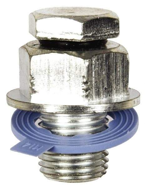 Dorman - Single Oversized Piggybacked Oil Drain Plug with Gasket - 1/2-20" Thread - Caliber Tooling