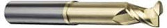 Accupro - 1/2" Diam 2 Flute Solid Carbide 0.06" Corner Radius End Mill - Caliber Tooling