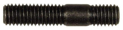 Dorman - M8x1.25 40mm OAL Unequal Double Threaded Stud - Steel, Black Oxide Finish, 21mm Long Thread Length, 10mm Short Thread Length, Metric - Caliber Tooling