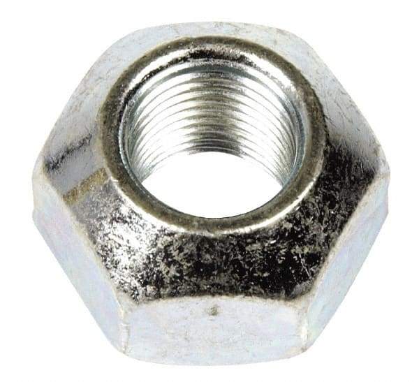 Dorman - 9/16-18 Zinc Finish Open Wheel Nut - 1" Hex, 21/32" OAL, 90° Seat Angle - Caliber Tooling