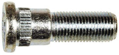 Dorman - 1/2-20 Serrated Bolt Wheel Stud - 5/8" Knurl, 1-5/8" OAL, 15/32" Shoulder Length - Caliber Tooling