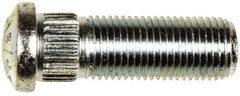 Dorman - 1/2-20 Serrated Bolt Wheel Stud - 0.535" Knurl, 1-17/32" OAL, 5/16" Shoulder Length - Caliber Tooling