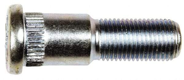 Dorman - 1/2-20 Serrated Bolt Wheel Stud - 0.622" Knurl, 1-13/16" OAL, 3/4" Shoulder Length - Caliber Tooling