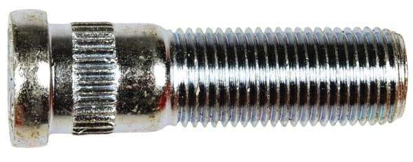 Dorman - 9/16-18 Serrated Bolt Wheel Stud - 5/8" Knurl, 2" OAL, 5/8" Shoulder Length - Caliber Tooling