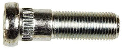 Dorman - 1/2-20 Serrated Bolt Wheel Stud - 0.568" Knurl, 1-11/16" OAL, 5/8" Shoulder Length - Caliber Tooling