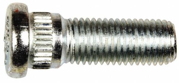 Dorman - M12-1.5 Serrated Bolt Wheel Stud - 14.22mm Knurl, 37mm OAL, 8mm Shoulder Length - Caliber Tooling