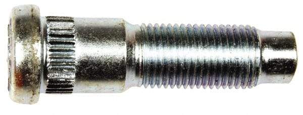 Dorman - 1/2-20 Serrated Bolt Wheel Stud - 0.589" Knurl, 1-15/16" OAL, 5/8" Shoulder Length - Caliber Tooling