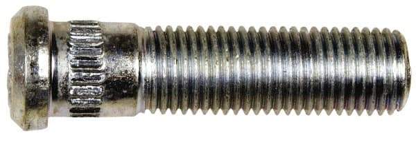 Dorman - 7/16-20 Serrated Bolt Wheel Stud - 0.475" Knurl, 1-3/4" OAL, 27/64" Shoulder Length - Caliber Tooling