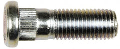 Dorman - M12-1.5 Serrated Bolt Wheel Stud - 12.22mm Knurl, 36mm OAL, 9mm Shoulder Length - Caliber Tooling