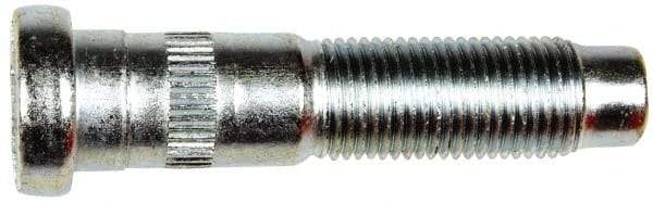 Dorman - 9/16-18 Serrated Bolt Wheel Stud - 0.62" Knurl, 2-5/8" OAL, 1" Shoulder Length - Caliber Tooling