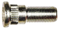 Dorman - 1/2-20 Serrated Bolt Wheel Stud - 0.618" Knurl, 1-15/32" OAL, 31/64" Shoulder Length - Caliber Tooling