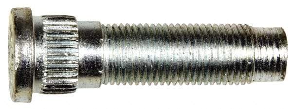 Dorman - 1/2-20 Serrated Bolt Wheel Stud - 0.615" Knurl, 1-31/32" OAL, 17/32" Shoulder Length - Caliber Tooling