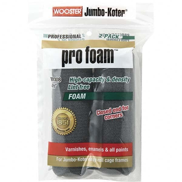 Wooster Brush - 4-1/2" Wide Paint General Purpose Roller Cover - Lint-Free Texture, Foam - Caliber Tooling