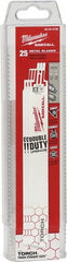 Milwaukee Tool - 9" Long x 1" Thick, Steel Reciprocating Saw Blade - Caliber Tooling