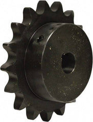 U.S. Tsubaki - 10 Teeth, 3/4" Chain Pitch, Chain Size 60, Finished Bore Sprocket - 5/8" Bore Diam, 2.427" Pitch Diam, 2.76" Outside Diam - Caliber Tooling