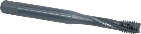 OSG - M6x1.00 Metric Coarse 3 Flute 6H Modified Bottoming Spiral Flute Tap - Powdered Metal, Oxide Finish, 2-1/2" OAL, Right Hand Flute, Right Hand Thread, D5, Series EXOTAP - Caliber Tooling