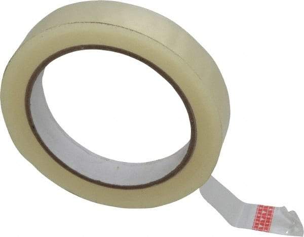 Nifty Products - 3/4" x 72 Yd Clear Acrylic Adhesive Packaging Tape - Polypropylene Film Backing, 2 mil Thick, Series T601 - Caliber Tooling