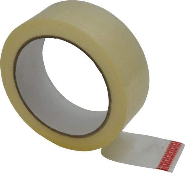 Nifty Products - 1-1/2" x 72 Yd Clear Acrylic Adhesive Packaging Tape - Polypropylene Film Backing, 2 mil Thick, Series T601 - Caliber Tooling