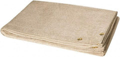 Steiner - 10' High x 8' Wide x 0.035" Thick Fiberglass Welding Blanket - Tan, Grommet - Caliber Tooling