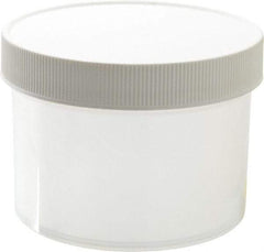 Dynalon Labware - 8 oz Jar - Polypropylene, Translucent, 2.44" High x 3-1/2" Diam, 3-1/2" Cap - Caliber Tooling