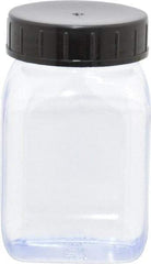 Dynalon Labware - 100 mL Wide-Mouth Bottle - PVC, Clear, 2.87" High x 1.3" Diam, 1.3" Cap - Caliber Tooling