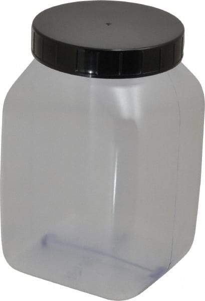 Dynalon Labware - 1,000 mL Wide-Mouth Bottle - PVC, Clear, 5.71" High x 2.76" Diam, 2.76" Cap - Caliber Tooling