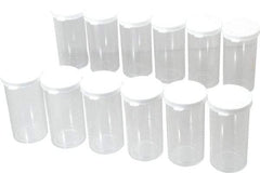 Dynalon Labware - 40 Drams Vial - Polystyrene, Clear, 4" High x 1-3/4" Diam, 3/4" Cap - Caliber Tooling