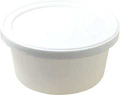 Dynalon Labware - 4 oz Disposable Container - Polyethylene, White, 1-1/8" High x 3.56" Diam, 3/4" Cap - Caliber Tooling