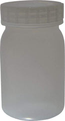 Bel-Art - 16 oz Wide-Mouth Bottle - Polypropylene, Translucent, 5.3" High x 3.2" Diam, 3/4" Cap - Caliber Tooling