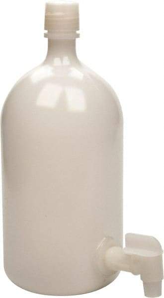 Bel-Art - 1 Gal Carboy - Polyethylene, White, 38mm Cap - Caliber Tooling