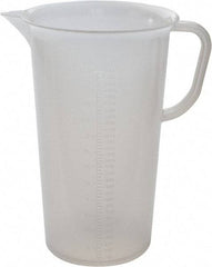 Bel-Art - 3,000 ml Polypropylene Graduated Pitcher - 100 ml Graduation, x 10-1/2" High - Caliber Tooling