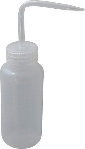 Bel-Art - 8 oz Wide-Mouth Bottle - Polyethylene, Translucent, 43mm Cap - Caliber Tooling