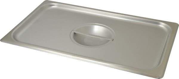 VOLLRATH - 16-1/2" Long x 10" Wide, Rectangular Stainless Steel Lid - Use with Food Pan - Caliber Tooling