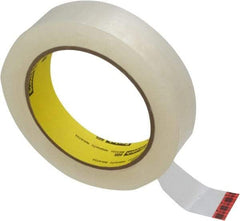 3M - 1" x 72 Yd Clear Acrylic Adhesive Packaging Tape - Polypropylene Film Backing, 2.5 mil Thick, Series 605 - Caliber Tooling