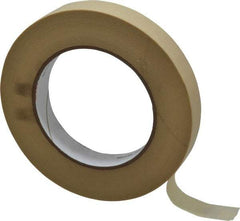 3M - 3/4" Wide x 60 Yd Long Tan Paper Masking Tape - Series 2308, 5.3 mil Thick, 22 In/Lb Tensile Strength - Caliber Tooling