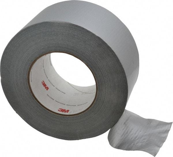 3M - 3" x 55m Silver Duct Tape - 9 mil, Rubber Adhesive, Polyethylene Film Backing, 25 Lb/ln Tensile Strength, 200°F Max, Series 3939 - Caliber Tooling