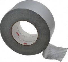 3M - 3" x 55m Silver Duct Tape - 9 mil, Rubber Adhesive, Polyethylene Film Backing, 25 Lb/ln Tensile Strength, 200°F Max, Series 3939 - Caliber Tooling