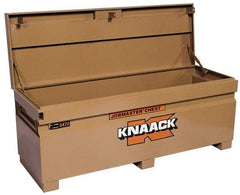 Knaack - 72" Wide x 24" Deep x 28-1/4" High Job Site Box - Steel, Tan - Caliber Tooling