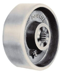 Fairbanks - 8 Inch Diameter x 2-1/2 Inch Wide, Ductile Iron Caster Wheel - 3,500 Lb. Capacity, 2-3/4 Inch Hub Length, 1 Inch Axle Diameter, Roller Bearing - Caliber Tooling