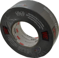 3M - 2" x 55m Black Duct Tape - 10.7 mil, Rubber Adhesive, Polyethylene Film Backing, 32 Lb/ln Tensile Strength, 200°F Max, Series 6969 - Caliber Tooling